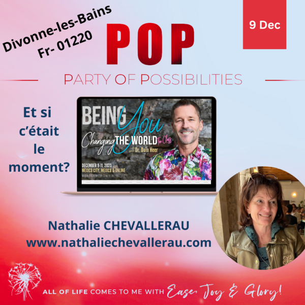 POP from Dr Dain Heer's Being You class at Divonne-les-Bains