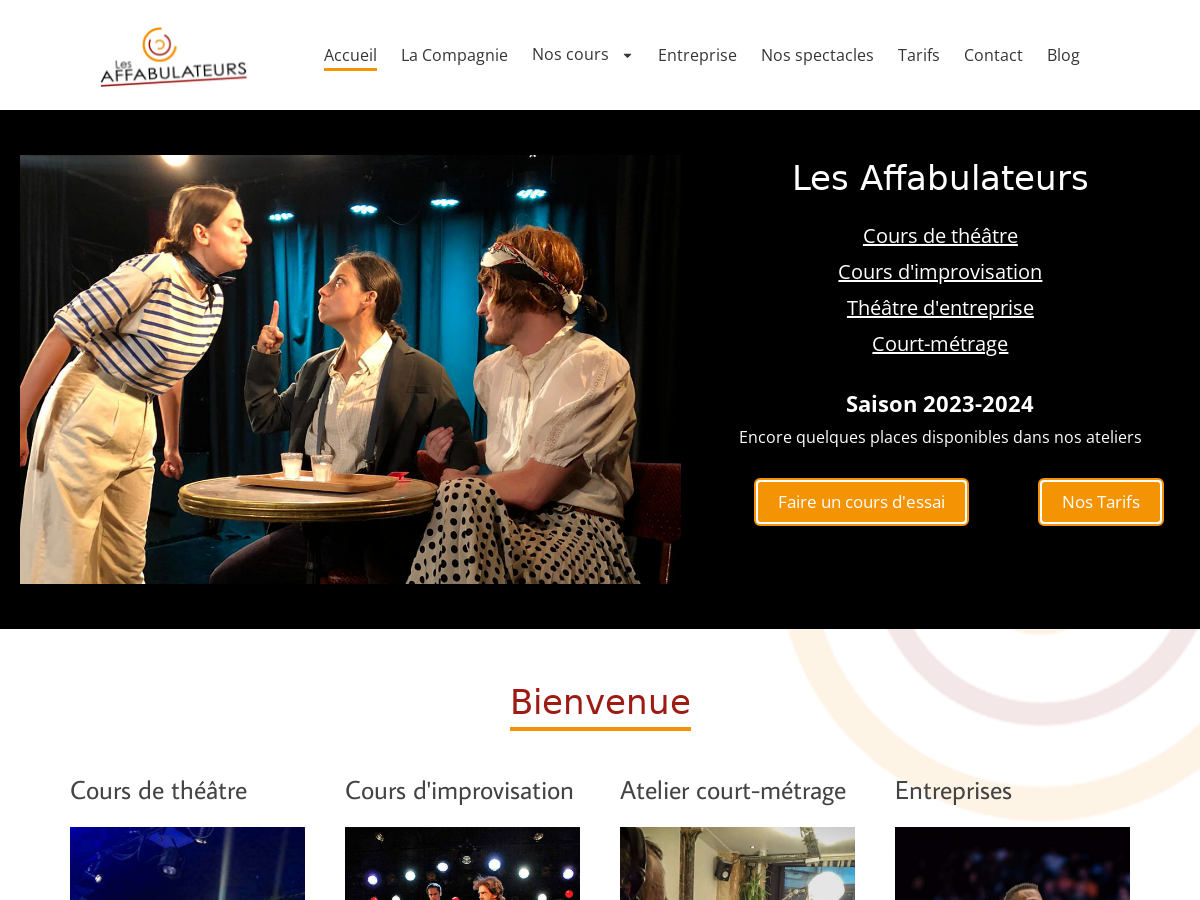 Exemple de site internet de Association ou syndicat à Paris