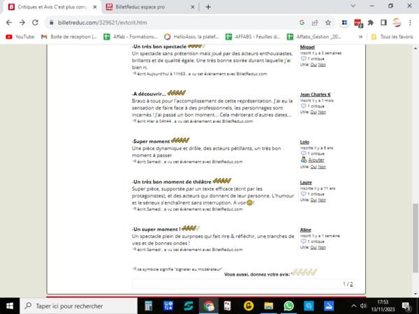 ça fait du bien quand ça marche