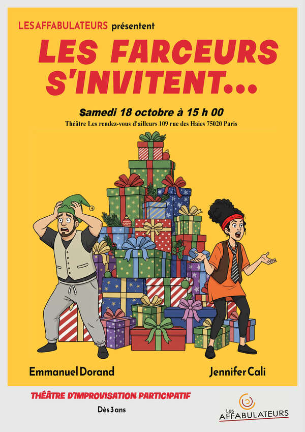 Invitation exceptionnelle : “Les Farceurs s’invitent…” au Théâtre Les Rendez-vous d’Ailleurs