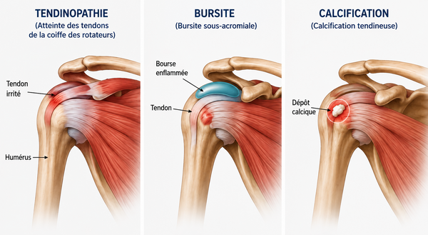 Pourquoi ai-je mal à l’épaule ? Tendinopathies, bursites, calcifications et lien avec les cervicales
