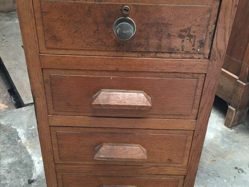 Bloc tiroir bureau atelier chêne massif - 50€ un - 80€ les deux