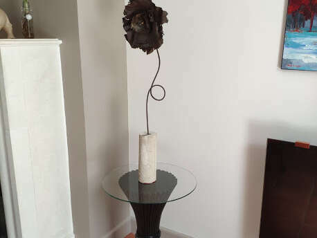 Guéridon rotin
Peinture Color'Mat noire finition mate