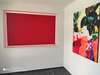 store enroulable sur mesure avec tissu opaque et barre aluminium