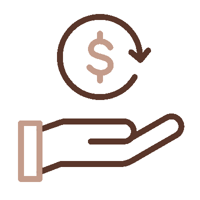 Wired outline 2115 refund hover pinch