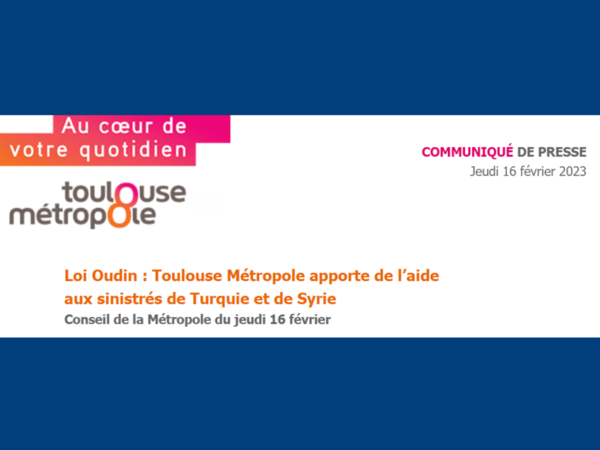 Communiqué de Presse - Toulouse Métropole