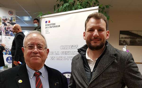 Cérémonie militaire de clôture de la Mission d'Intérêt Général du Service National Universel  des cadets de la gendarmerie en Haute-Garonne