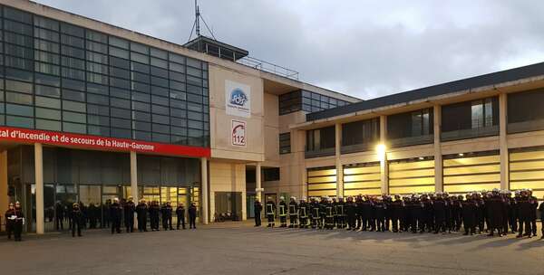 Passation de commandement du centre d'incendie et de secours de Colomiers - Samedi 21 Janvier 2023