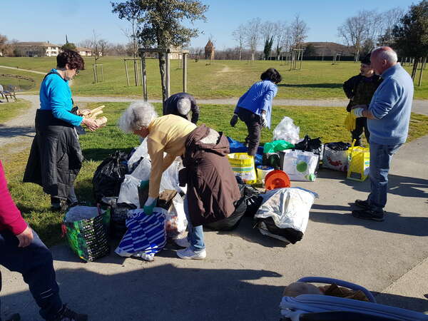 Colomiers. Opération "Brigade verte" au Perget - 18 Février 2023