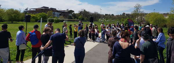Inauguration de l'oeuvre "Formation" de Sophie Dubos - 19 Avril 2023