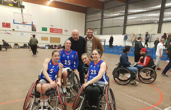 Rencontre de l'Equipe Féminine de France HandiBasket à Tournefeuille - 25/04/2023