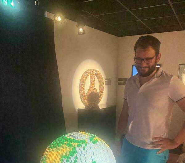 Visite de l'exposition "The art of the brick" au Bazacle