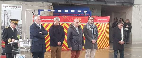 Cérémonie de la Sainte Barbe à la caserne de pompiers de Colomiers