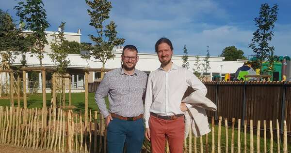 Inauguration de la cour-parc Jules Ferry de Colomiers