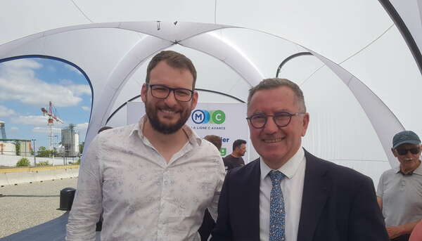 Inauguration du Tunnelier de Colomiers