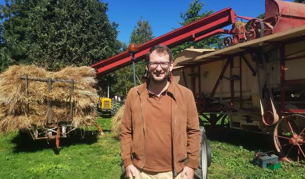 Fête du battage à l'ancienne au Parc Duroch de Colomiers