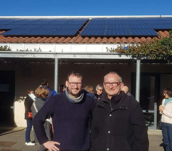 Inauguration de la centrale photovoltaïque du Cabirol à Colomiers