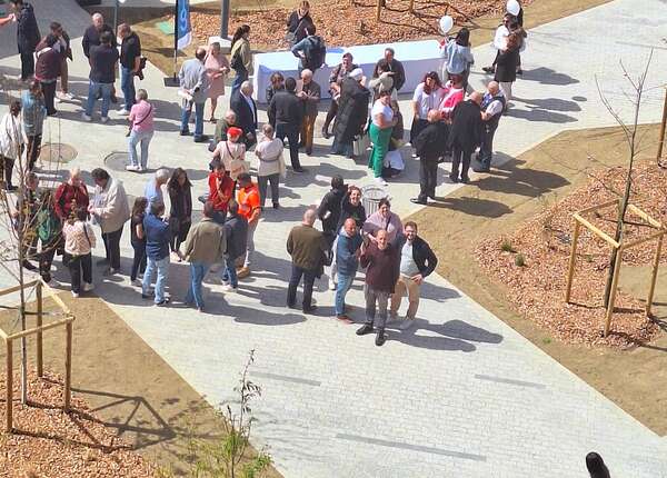 Inauguration de la Place des Monts Dore
