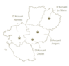 carte géographique agences de D'Accueil