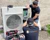 pompe à chaleur air/air en fonctionnement