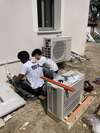 pompe à chaleur dans une maison moderne
