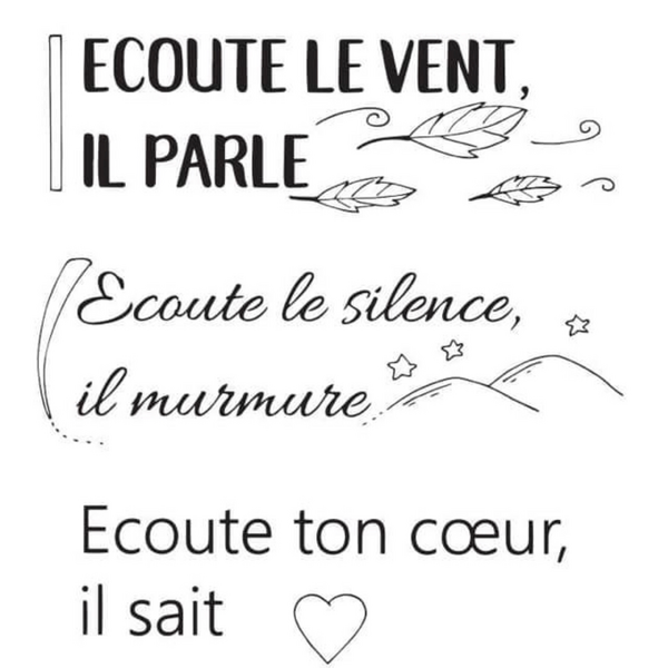 Les mots simples d'une enfant