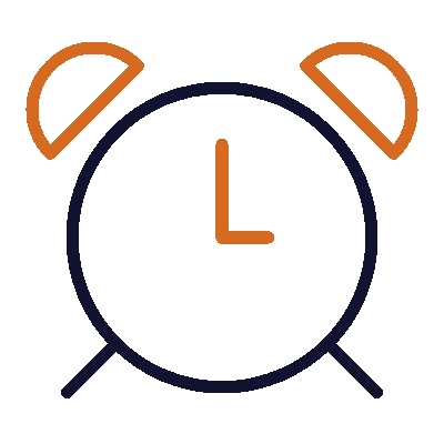 Wired outline 236 alarm clock hover pinch