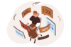 Horloge symbolisant l'efficacité et la gestion du temps