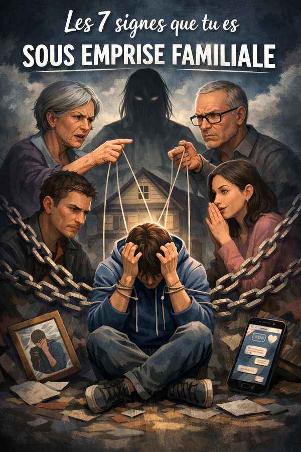 Les 7 signes que tu es sous emprise familiale