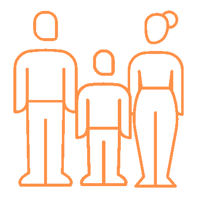 Wired outline 635 family hover pinch