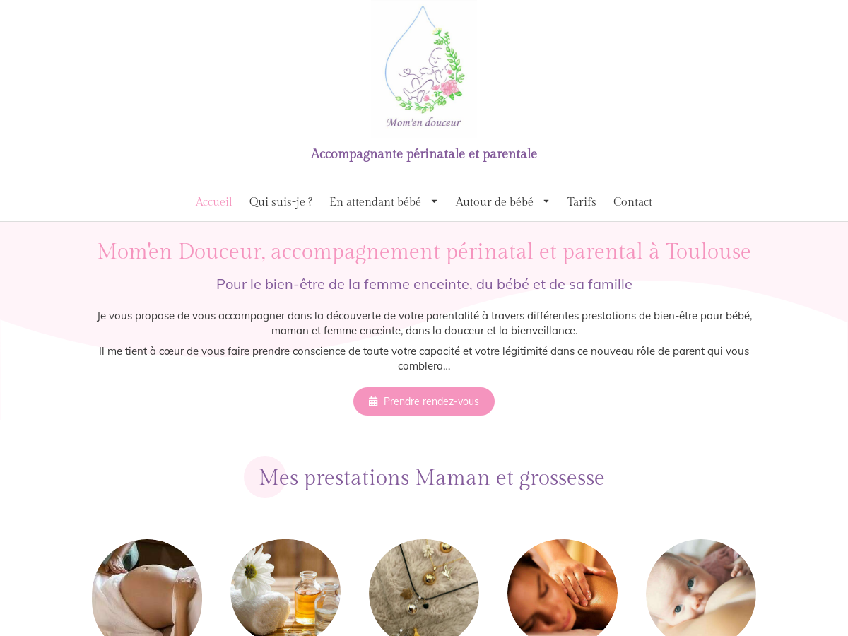 Exemple de site internet de Santé et Bien-être à Toulouse
