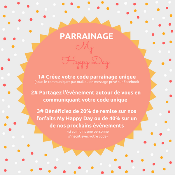 ****OPÉRATION PARRAINAGE MY HAPPY DAY****