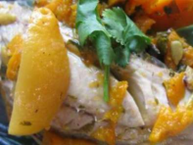 Maquereau au four et purée de patate douce