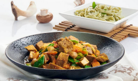 Poêllée de légumes et tofu