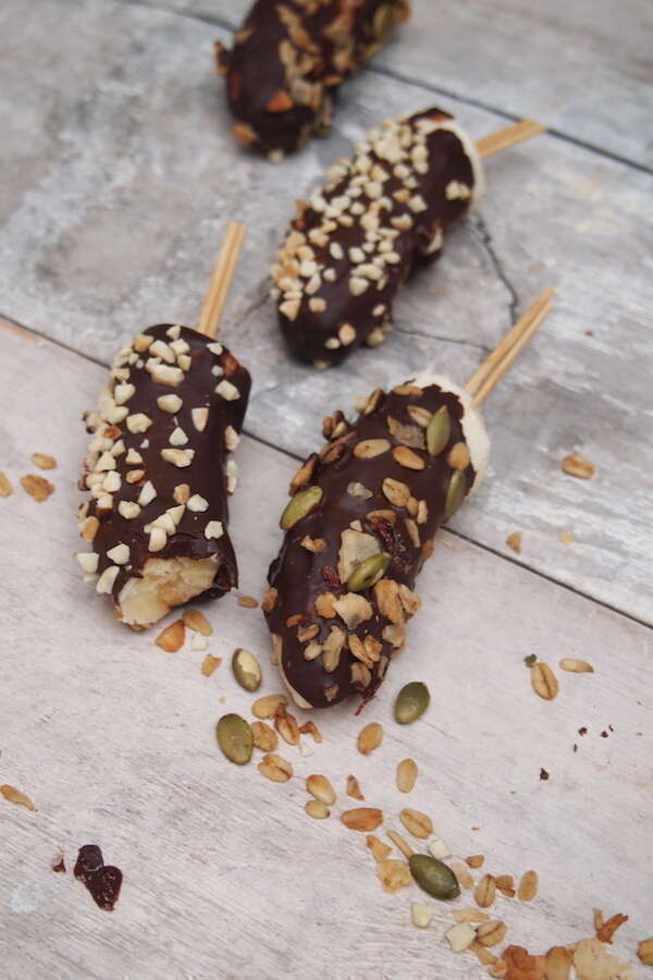 Esquimaux à la banane et au chocolat