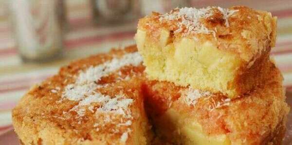 Gâteau pomme-coco cannelle 