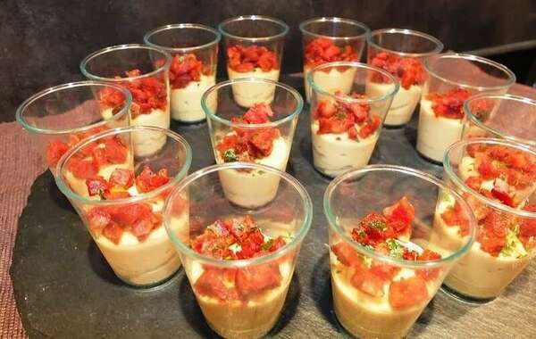 Verrine Houmous chorizo