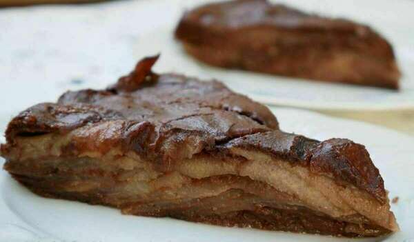 Gâteau invisible poire chocolat