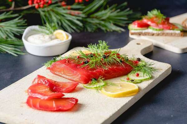Saumon gravlax