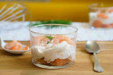 Verrines aux 2 saumons