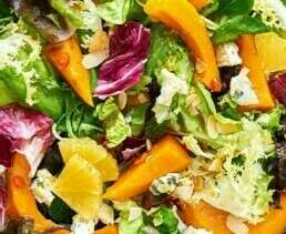 salade de scarole et butternut à l'orange