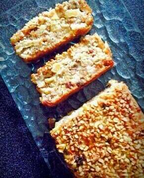 Cake à l’avoine et pommes caramélisées IG bas   