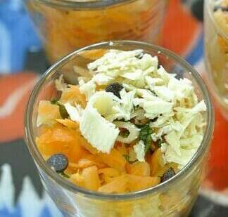 Carottes râpées sucrées