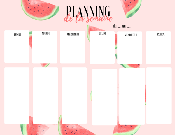 Planificateur de menus 