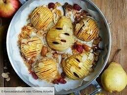 Pommes et Poires façon Hasselback