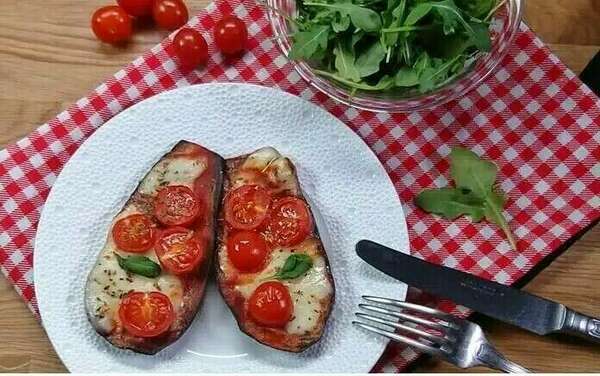 Pizza d’aubergines 