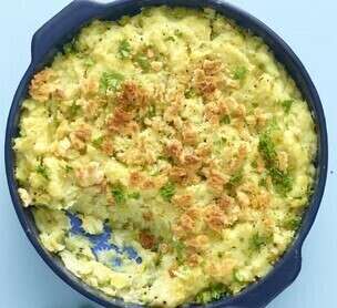 Brandade de haddock aux poireaux