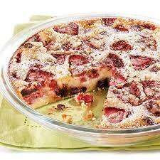 Clafoutis de printemps aux fraises