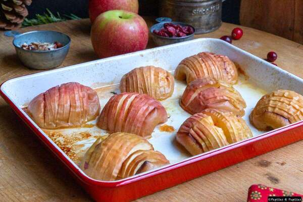 Pommes et Poires façon Hasselback