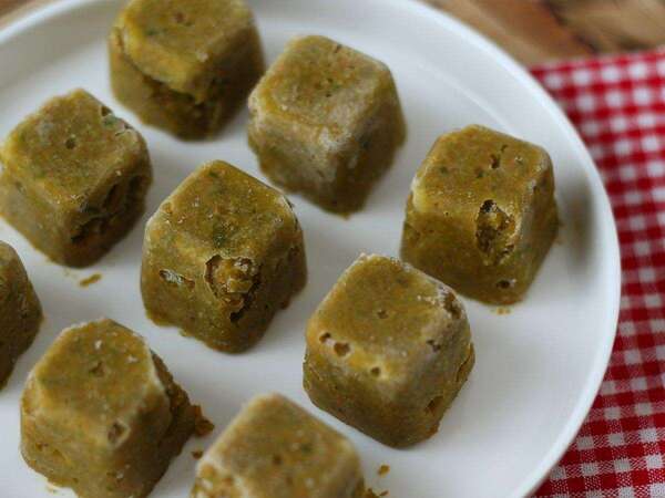 Cubes de bouillon de légumes maison